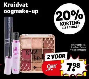 Kruidvat Kruidvat oogmake-up aanbieding