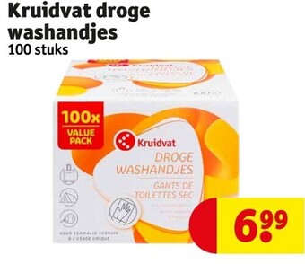 Kruidvat Kruidvat droge washandjes aanbieding