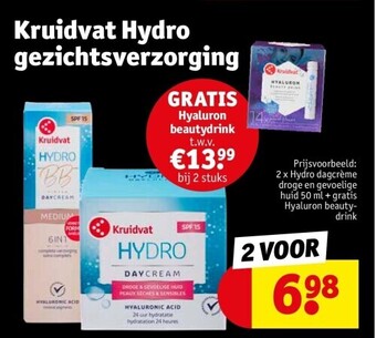 Kruidvat Kruidvat hydro gezichtsverzorging aanbieding