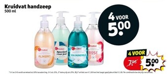 Kruidvat Kruidvat handzeep 500 ml aanbieding