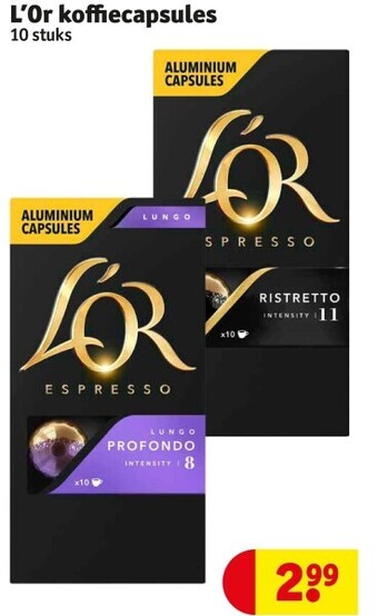 Kruidvat L’or koffiecapsules aanbieding