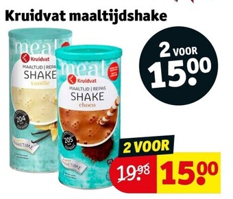 Kruidvat Kruidvat maaltijdshake aanbieding