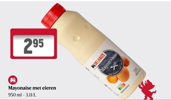 Delhaize Mayonaise met eieren 950ml aanbieding