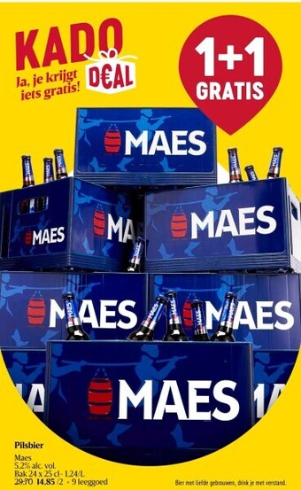Delhaize Maes Pilsbier aanbieding