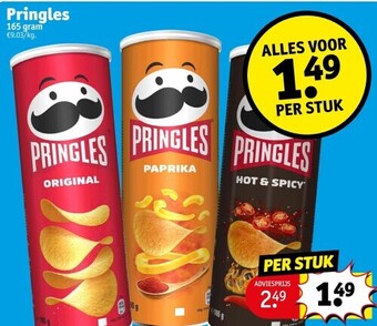 Kruidvat Pringles aanbieding