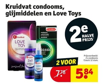 Kruidvat Kruidvat condooms, glijmiddelen en love toys aanbieding