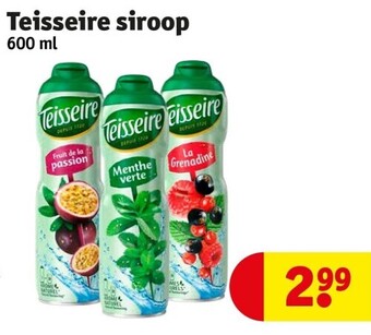 Teisseire siroop 600 ml