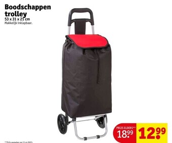 Kruidvat Boodschappen trolley aanbieding