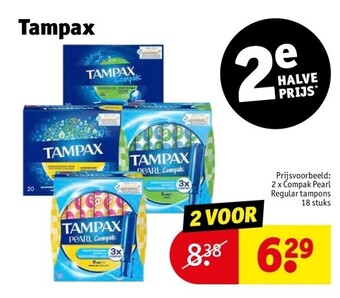 Kruidvat Tampax aanbieding