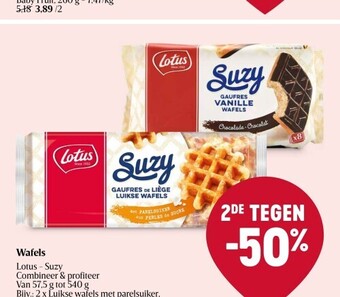 Delhaize Lotus - Suzy Wafels aanbieding