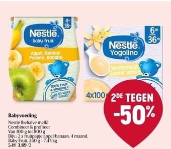 Delhaize Nestlē Babyvoeding aanbieding