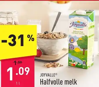 JOYVALLEⓇ Halfvolle melk 1L