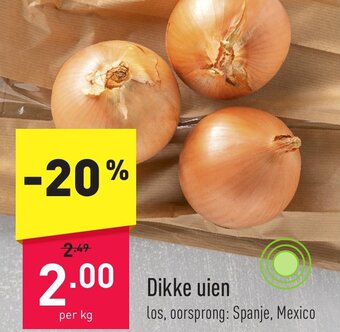 ALDI Dikke uien aanbieding