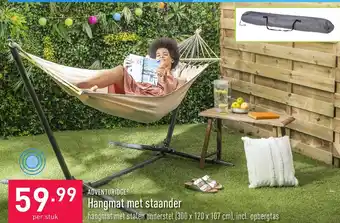 ALDI ADVENTURIDGEⓇ hangmat met staander aanbieding