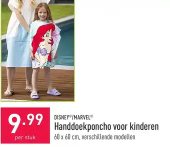 ALDI DISNEY®/MARVEL® Handdoekponcho voor kinderen aanbieding