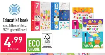 ALDI Educatief boek aanbieding