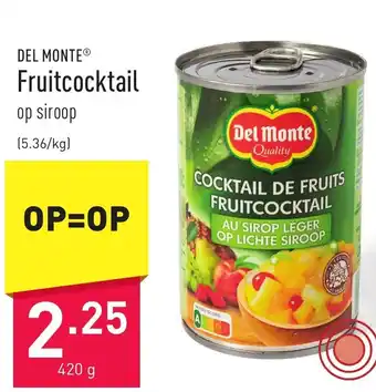 ALDI DEL MONTEⓇ Fruitcocktail op siroop 420g aanbieding