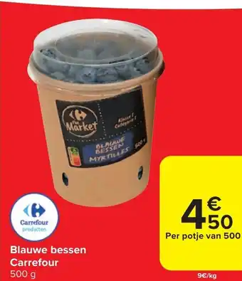 Blauwe bessen Carrefour 500g