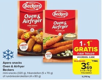 Apero snacks oven & airfryer beckers