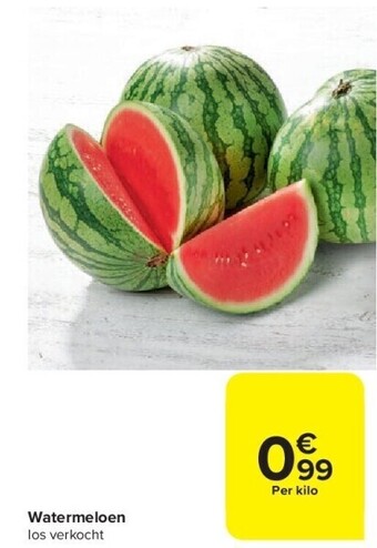Carrefour Watermeloen aanbieding
