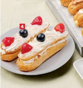 Carrefour Eclairs met fruit aanbieding