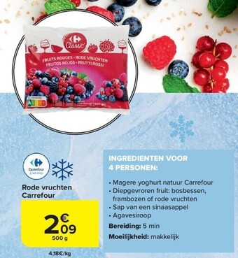 Carrefour Rode vruchten aanbieding