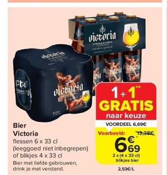 Carrefour Bier victoria aanbieding
