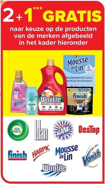 Carrefour Naar keuze op de producten van de merken afgebeeld in het kader hieronder aanbieding