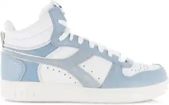 Diadora magic basket demi woman hoge sneakers - leren sneaker - dames - blauw - maat 39