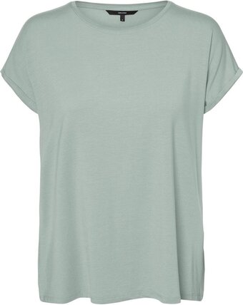 Bol.com Vero moda vmava plain ss top gajrs noos dames t-shirt - maat s aanbieding