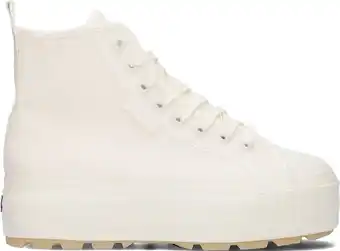 Bol.com Superga 2708 high top tank hoge sneakers - dames - wit - maat 41 aanbieding