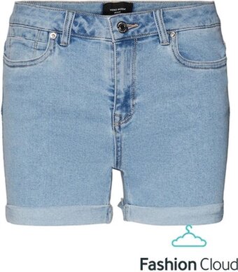 Bol.com Vero moda vmluna mr fold shorts mix ga noos dames broek - maat xs aanbieding