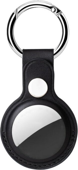 Bol.com Airtag-sleutelhanger houder lederen anti-verloren case voor apple hond kat huisdier kraag sleutels gps tracker locator besche aanbieding