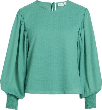 Bol.com Vila vijessa o-neck l/s top dames top - maat 40 aanbieding