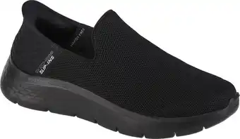 Bol.com Skechers slip-ins go walk flex heren instapschoen - zwart - maat 43 aanbieding