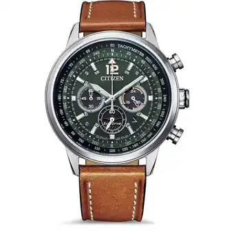 Bol.com Citizen pilot horloge - citizen heren horloge - zilver - diameter 44 mm - roestvrij staal aanbieding