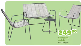 Happyland Lounge set 4-delig aanbieding