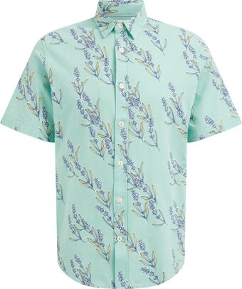 Bol.com We fashion heren regular fit overhemd met dessin aanbieding
