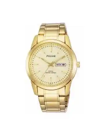 Bol.com Pulsar pj6024x1 horloge heren - goudkleurig - 42 mm aanbieding