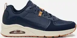 Bol.com Skechers uno layover sneakers blauw textiel - heren - maat 40 aanbieding