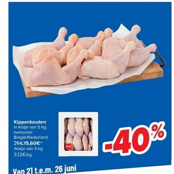 Carrefour Kippenbouten aanbieding