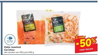 Carrefour Zakje rauwkost Carrefour aanbieding
