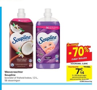 Carrefour Wasverzachter soupline aanbieding