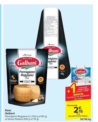 Carrefour Kaas galbani aanbieding