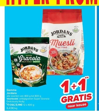 Carrefour Gamma jordans aanbieding
