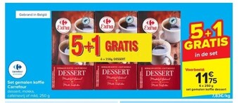 Carrefour Set gemalen koffie aanbieding