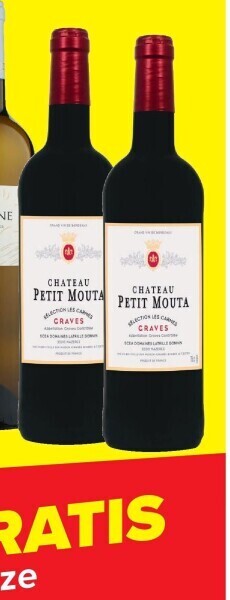 Carrefour Frankrijk bordeaux graves château petit mouta aanbieding
