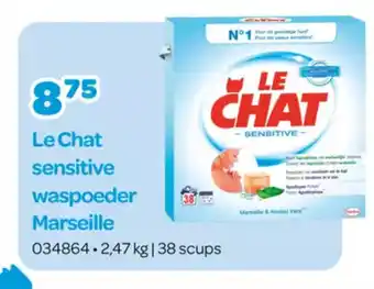 Happyland Le Chat sensitive waspoeder Marseille, 2,47 kg / 38 scups aanbieding