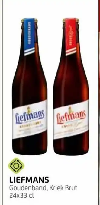 BelBev LIEFMANS Goudenband, Kriek Brut 24x33 cl aanbieding