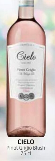 BelBev CIELO Pinot Grigio Blush 75 cl aanbieding